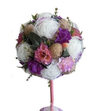 Дерево из цветов ручной работы