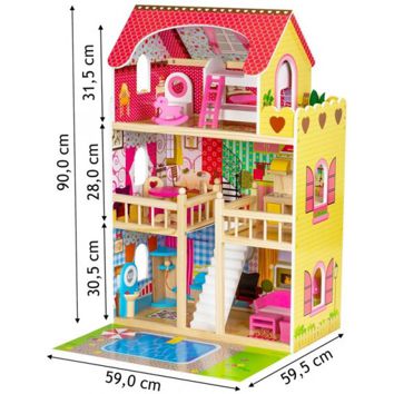 Căsuță pentru păpuși FunFit Eco Kids