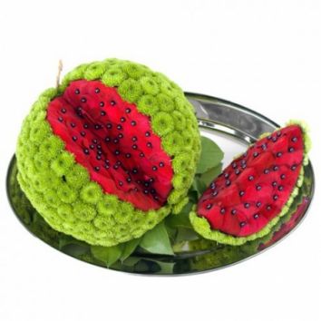 Арбуз из цветов