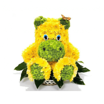 Игрушка из цветов "Бегемот"