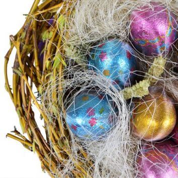 Букет из шоколадных яиц