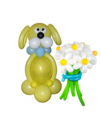 Собака из шаров