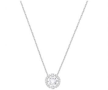  ожерелье SWAROVSKI Round Necklace White Rhodium plating