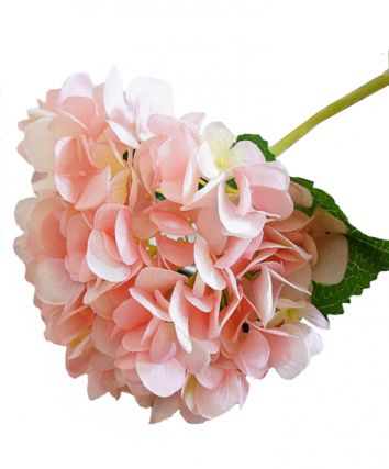 Букет из розовых искусственных гортензий