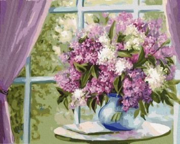 Картина по номерам "Сирени"