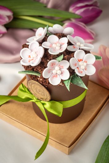 Торт "Мамин цветок"