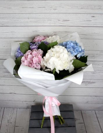 Букет с гортензией "Фантазия"