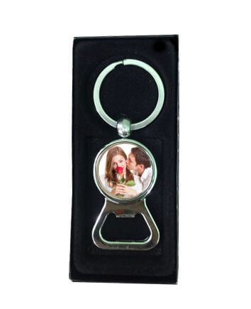 Железный брелок с принтом