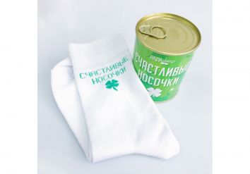 Canned sock "Happy socks"