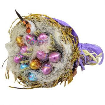 Букет из шоколадных яиц