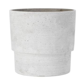 Flower pot 16x15cm gray