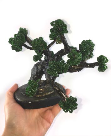 Дерево из бисера "Бонсай маленький"
