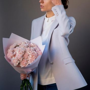 Букет цветов "Розовый мир"