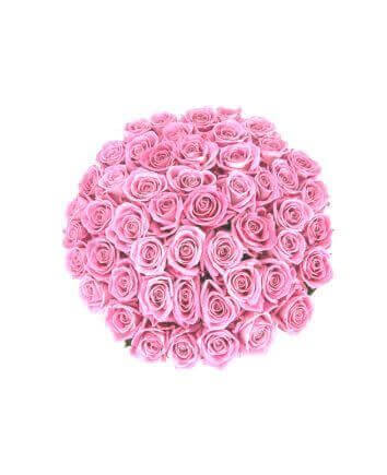 Розовые премиум розы 90 см