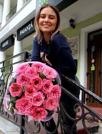 Букет из роз "Династия"