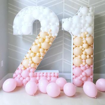 Объемные цифры на день рождения №9