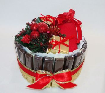 Новогодний торт "Merci"