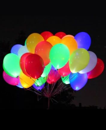 Luminiscent balloons