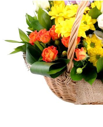 Корзина "Весенний пейзаж"