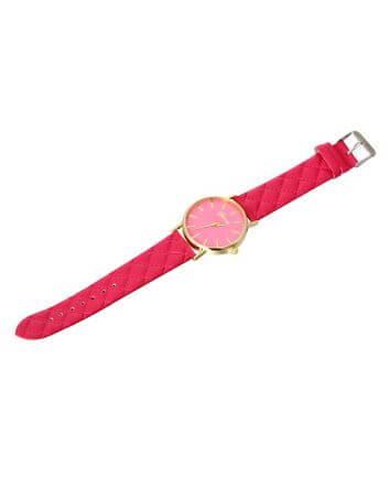 Часы женские с красным ремешком СO 001