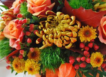 Осенняя композиция в тыкве