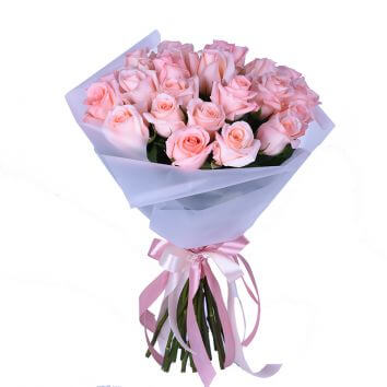 Букет из розовых роз