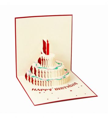 Открытка Праздничный Торт