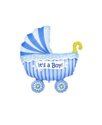Фольгированный шарик "Коляска"