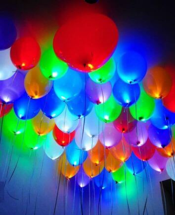 Luminiscent balloons