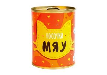 Canned socks "Meow"
