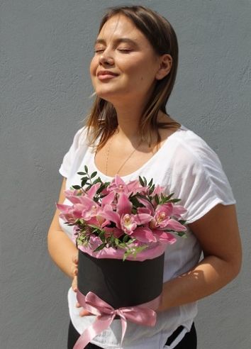 Композиция "Облако орхидей"