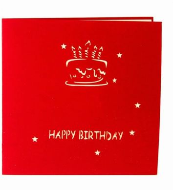 Открытка Праздничный Торт