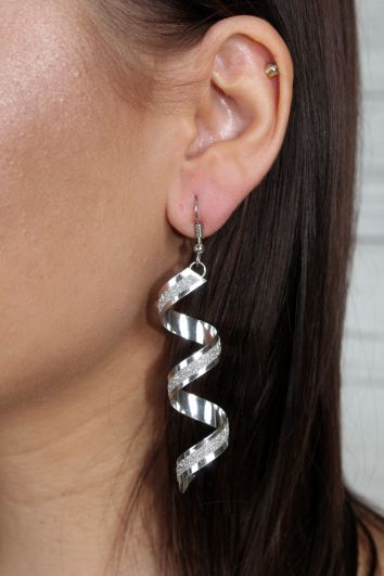 Серёжки "Спираль"