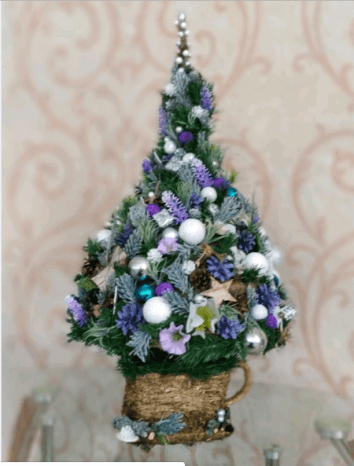 Новогодняя ёлка с игрушками 72 см