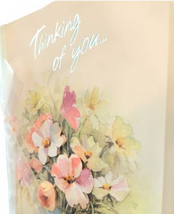 Открытка "Думаю о тебе"