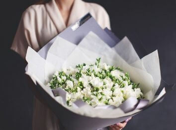 Букет цветов "Белые ночи"