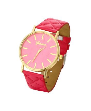 Часы женские с красным ремешком СO 001