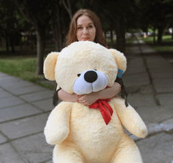 Плюшевый медведь "Тоби" 1,2 м