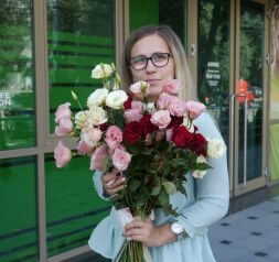 Bouquet "Flower pyramid"